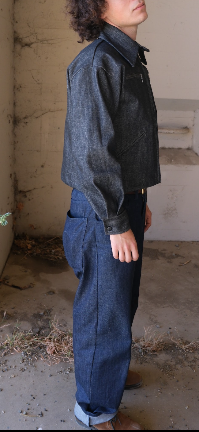 Black Selvedge Denim Jacket